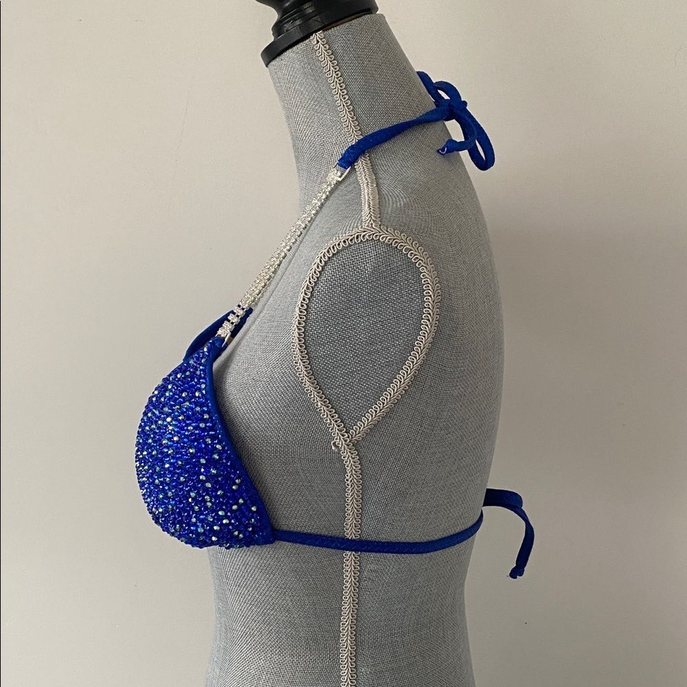 Rah Competition Royal Blue Competition Bikini Sz S Custom Made View 3